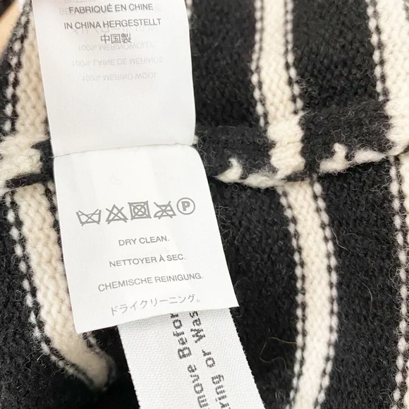 Madewell Striped Mini Long Sleeve Knit Dress - Picture 8 of 10